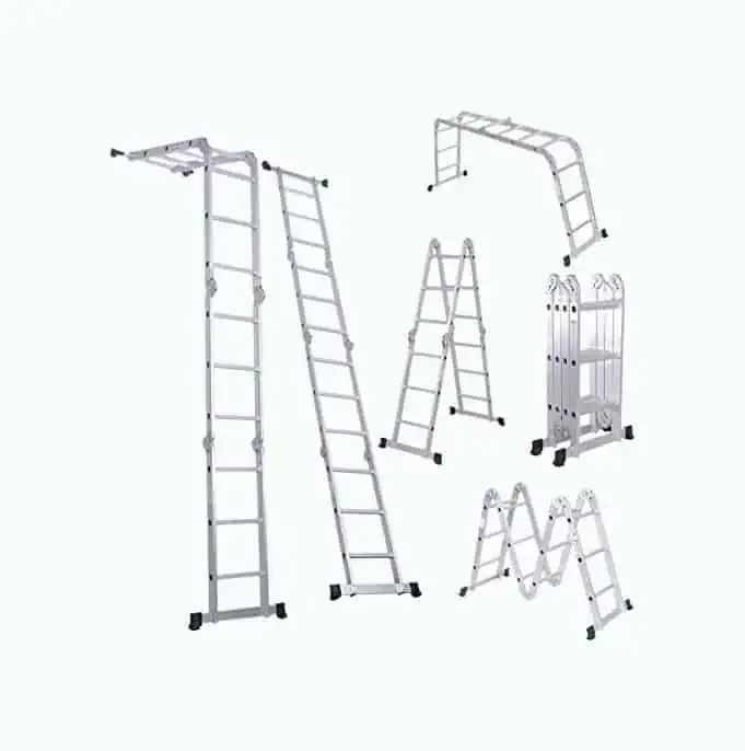 Product Image of the Comie 12.5Ft Multi-Purpose Scaffold Ladder
