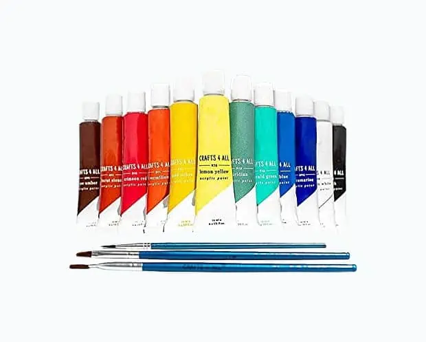 Product Image of the Crafts 4 All Acrylic Paint Set