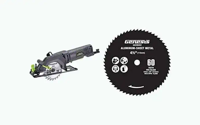 Product Image of the Genesis GCS445SE 4-½ Inches Compact Circular Saw