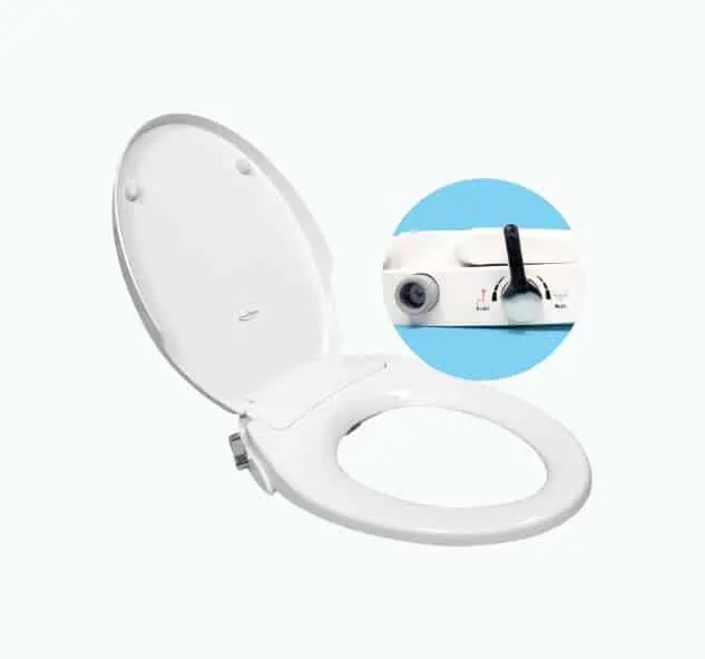 Product Image of the GenieBidet Self-Cleaning Dual Nozzle Seat