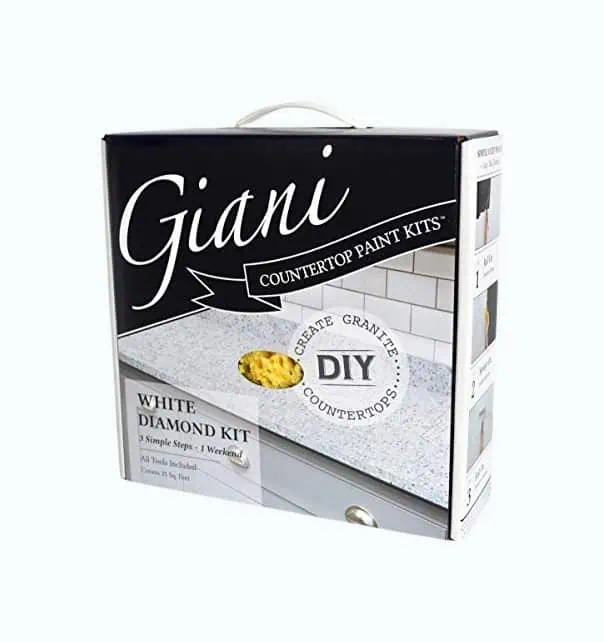 Product Image of the Giani White Diamond Countertop Paint Kit