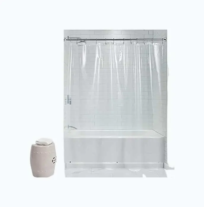 Product Image of the Gorilla Grip Heavy-Duty Clear PEVA Curtain Liner