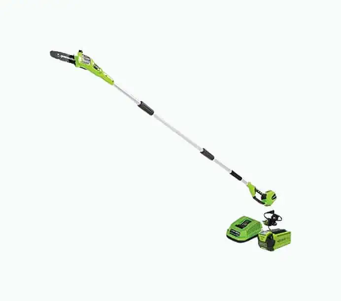 Product Image of the Greenworks 20672 Cordless Pole Saw