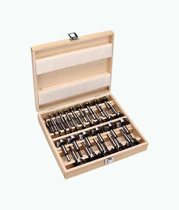 Product Image of the Grizzly Industrial H7694 Master Forstner Drill Bit 21-Piece Set