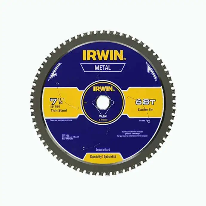 Product Image of the Irwin Metal Cutting Saw Blade
