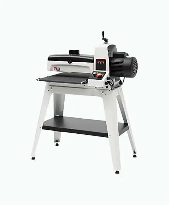 Product Image of the JET JWDS-1632, 16-Inch Drum Sander with Stand, 1-1/2 HP, 1Ph 115V (723520K)
