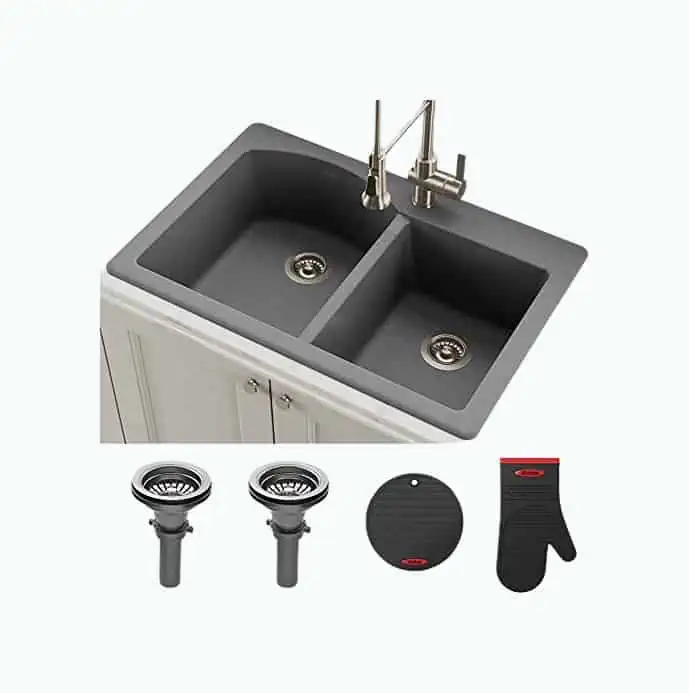 Product Image of the Kraus Forteza Granite Kitchen Sink