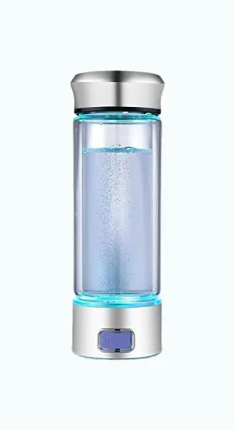 Product Image of the LevelUpWay Glass Hydrogen Generator Water Bottle