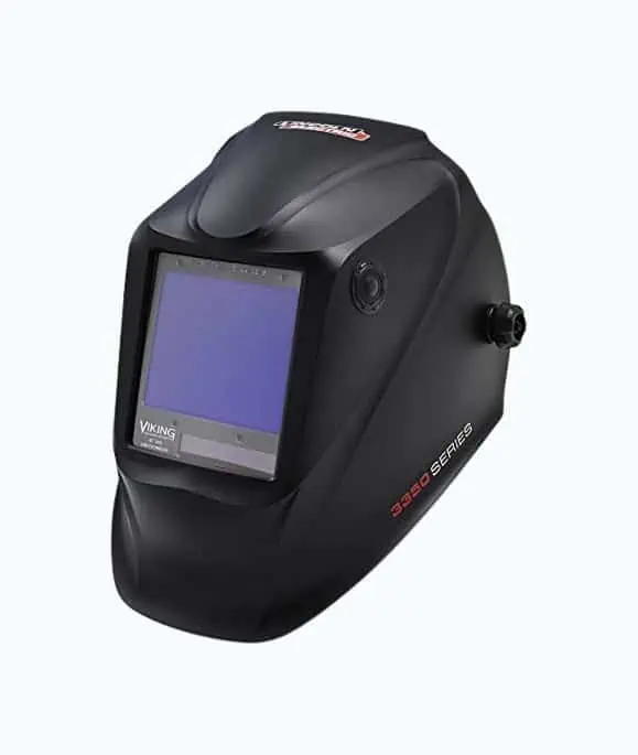 Product Image of the Lincoln Electric K3034-4 VIKING 3350 Auto Darkening Welding Helmet with 4C Lens Technology, Matte Black, extra large