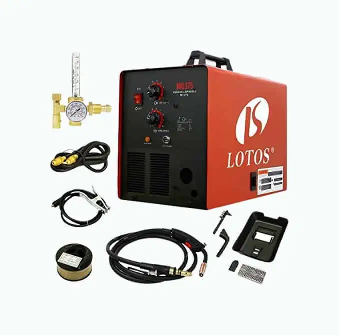 Product Image of the Lotos MIG175-Amp Wire Welder