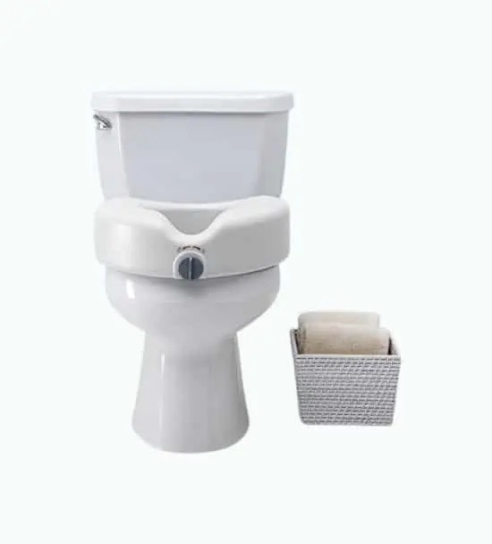Product Image of the Medline Locking Elevated Toilet Seat without Arms