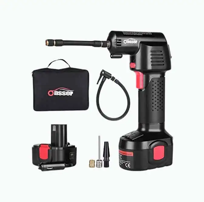 Product Image of the Oasser Cordless Air Compressor