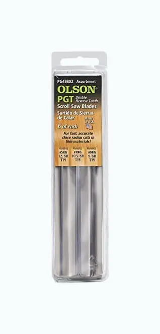 Product Image of the Olson Saw PG49802 Precision Ground Scroll Saw Blade