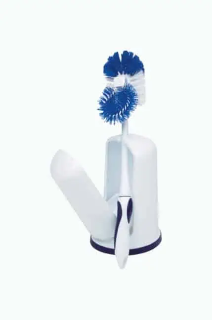 Product Image of the Rubbermaid Toilet Brush & Caddy