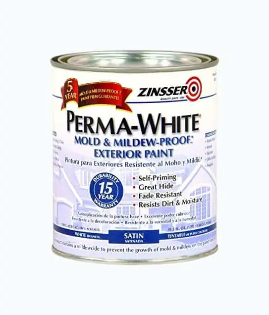 Product Image of the Rust-Oleum 3104 Zinsser Perma-White Exterior Satin