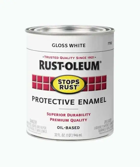 Product Image of the Rust-Oleum Stops Rust Gloss White Paint