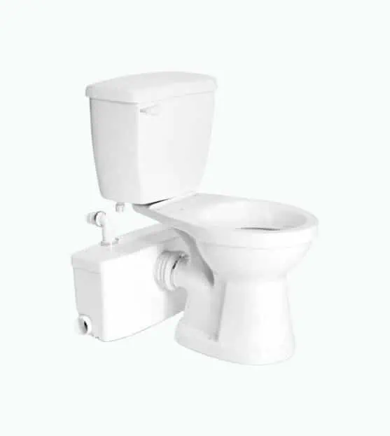 Product Image of the Saniflo SaniPLUS: Macerating Upflush Toilet Kit (with Standard Bowl)
