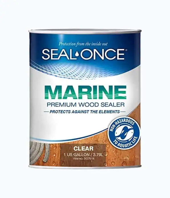 Product Image of the Seal-Once Marine 1-Gallon Penetrating Wood Sealer