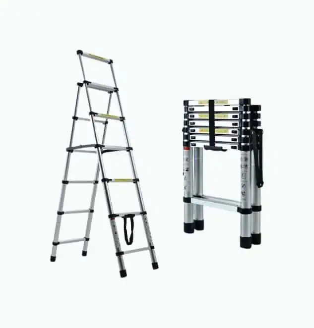 Product Image of the Telescopic Multi-Position Step Ladder