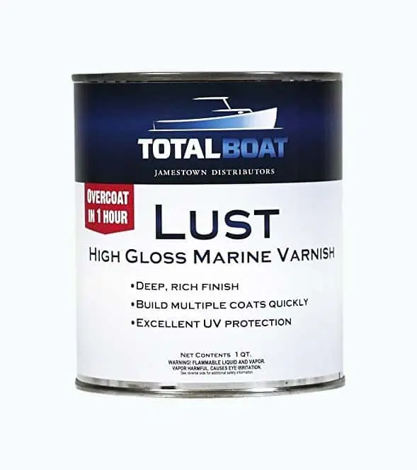 Product Image of the TotalBoat Lust Marine Varnish