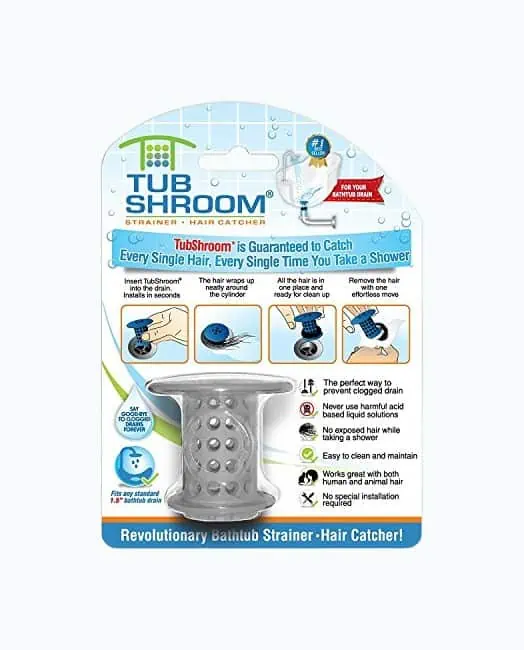 Product Image of the TubShroom Revolutionary Tub Drain Protector