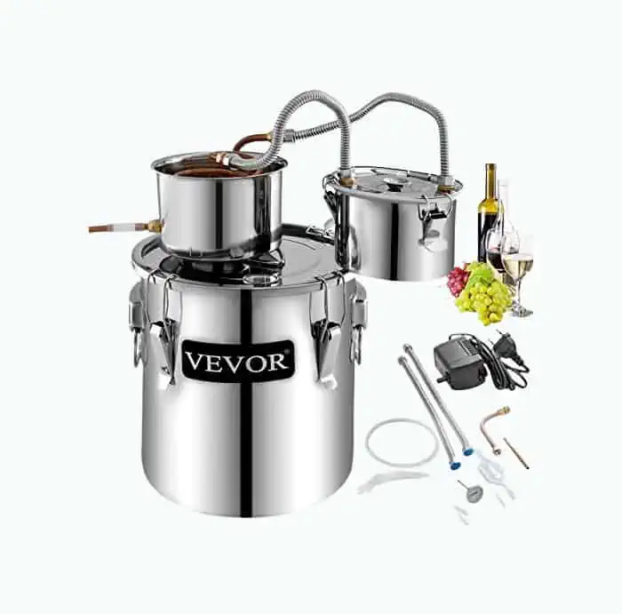 Product Image of the Vevor Moonshine Stainless Steel Water Distiller