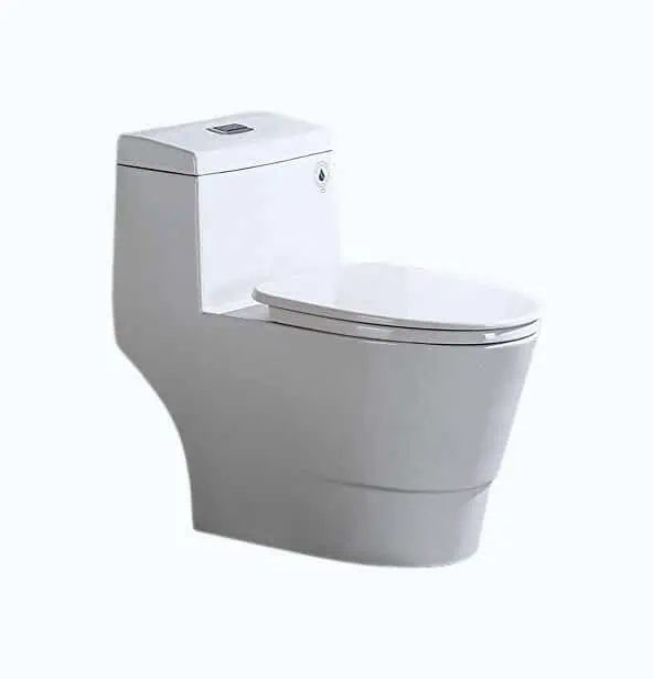 Product Image of the Woodbridge T-0019 Cotton White Toilet