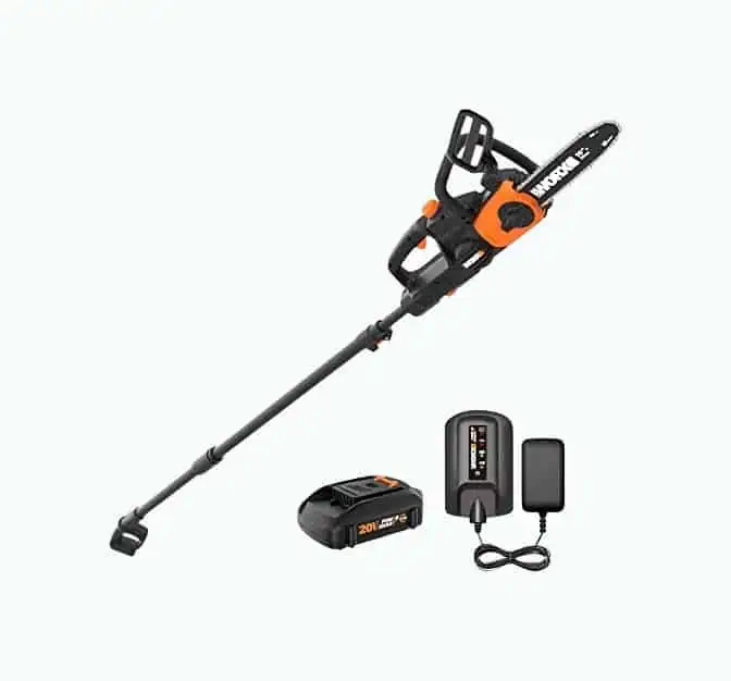 Product Image of the Worx WG323 10-Inch Pole Chainsaw